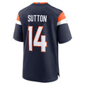 Johmsee D.Broncos #14 Courtland Sutton Player Navy Home Game Stitched Jerseys