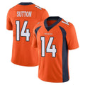 Johmsee D.Broncos #14 Courtland Sutton Player Orange Color Vapor Untouchable Limited Game Stitched Jerseys