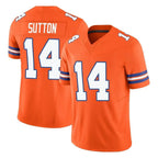 Johmsee D.Broncos #14 Courtland Sutton Player Orange Limited Alternate Vapor F.U.S.E. Throwback Game Stitched Jerseys