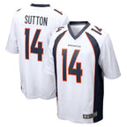 Johmsee D.Broncos #14 Courtland Sutton Player White Game Stitched Jerseys