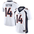 Johmsee D.Broncos #14 Courtland Sutton Player White Replica Game Stitched Jerseys