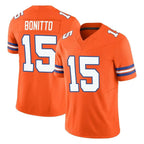 Johmsee D.Broncos #15 Nik Bonitto Player Orange Limited Alternate Vapor F.U.S.E. Throwback Game Stitched Jerseys