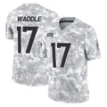 Johmsee D.Broncos #17 Jaylen Waddle Player Arctic Camo Salute To Service Limited Stitched Jerseys