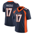 Johmsee D.Broncos #17 Jaylen Waddle Player Navy Vapor Untouchable Limited Game Stitched Jerseys