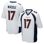 Johmsee D.Broncos #17 Jaylen Waddle Player White Game Stitched Jerseys
