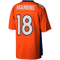 Johmsee D.Broncos #18 Peyton Manning Mitchell & Ness Orange Big & Tall 2015 Retired Player Replica Stitched Puhic Jersey
