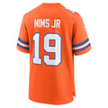 Johmsee D.Broncos #19 Marvin Mims Jr Orange Mile High Collection 1977 Throwback Player Game Stitched Jerseys