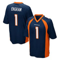 Johmsee D.Broncos #1 Evan Engram Player Navy Game Stitched Jerseys