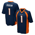 Johmsee D.Broncos #1 Evan Engram Player Navy Game Stitched Jerseys