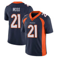 Johmsee D.Broncos #21 Riley Moss Player Navy Vapor Untouchable Limited Game Stitched Jerseys