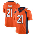 Johmsee D.Broncos #21 Riley Moss Player Orange Color Vapor Untouchable Limited Game Stitched Jerseys