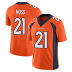 Johmsee D.Broncos #21 Riley Moss Player Orange Color Vapor Untouchable Limited Game Stitched Jerseys