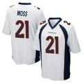 Johmsee D.Broncos #21 Riley Moss Player White Game Stitched Jerseys