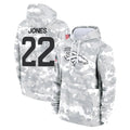 Johmsee D.Broncos #22 Brandon Jones Player Arctic Camo Salute to Service Hoodies Limited Game Stitched Jerseys