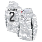 Johmsee D.Broncos #2 Pat Surtain II Player Arctic Camo Salute to Service Hoodies Limited Game Stitched Jerseys
