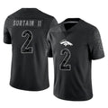 Johmsee D.Broncos #2 Pat Surtain II Player Black Reflective Limited Stitched Jerseys