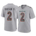 Johmsee D.Broncos #2 Pat Surtain II Player Gray Atmosphere Fashion Limited Game Stitched Jerseys