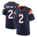 Johmsee D.Broncos #2 Pat Surtain II Player Navy Home Game Stitched Jerseys