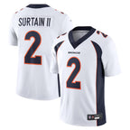 Johmsee D.Broncos #2 Patrick Surtain II Player White Vapor Untouchable Limited Stitched Jerseys