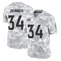 Johmsee D.Broncos #34 JL Skinner Player Arctic Camo Salute To Service Limited Stitched Jerseys