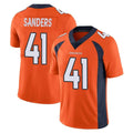 Johmsee D.Broncos #41 Drew Sanders Player Orange Color Vapor Untouchable Limited Game Stitched Jerseys