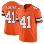 Johmsee D.Broncos #41 Drew Sanders Player Orange Vapor Untouchable Limited Home Game Stitched Jerseys
