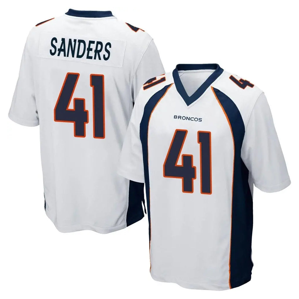 Johmsee D.Broncos #41 Drew Sanders Player White Game Stitched Jerseys
