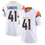 Johmsee D.Broncos #41 Drew Sanders Player White Limited Vapor F.U.S.E. Home Game Stitched Jerseys