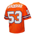 Johmsee D.Broncos #53 Randy Gradishar Mitchell & Ness Orange 1978 Legacy Replica Stitched Puhic Jersey