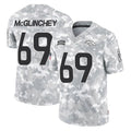 Johmsee D.Broncos #69 Mike McGlinchey Player Arctic Camo Salute To Service Limited Stitched Jerseys