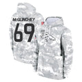 Johmsee D.Broncos #69 Mike McGlinchey Player Arctic Camo Salute to Service Hoodies Limited Game Stitched Jerseys