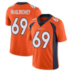 Johmsee D.Broncos #69 Mike McGlinchey Player Orange Color Vapor Untouchable Limited Game Stitched Jerseys