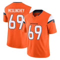 Johmsee D.Broncos #69 Mike McGlinchey Player Orange Vapor F.U.S.E. Limited Home Game Stitched Jerseys