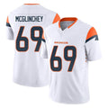 Johmsee D.Broncos #69 Mike McGlinchey Player White Limited Vapor F.U.S.E. Home Game Stitched Jerseys