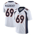 Johmsee D.Broncos #69 Mike McGlinchey Player White Vapor Untouchable Limited Home Game Stitched Jerseys