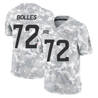 Johmsee D.Broncos #72 Garett Bolles Player Arctic Camo Salute To Service Limited Stitched Jerseys