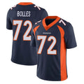 Johmsee D.Broncos #72 Garett Bolles Player Navy Vapor Untouchable Limited Game Stitched Jerseys