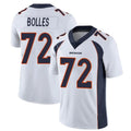 Johmsee D.Broncos #72 Garett Bolles Player White Vapor Untouchable Limited Home Game Stitched Jerseys