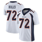 Johmsee D.Broncos #72 Garett Bolles Player White Vapor Untouchable Limited Home Game Stitched Jerseys