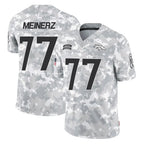 Johmsee D.Broncos #77 Quinn Meinerz Player Arctic Camo Salute To Service Limited Stitched Jerseys
