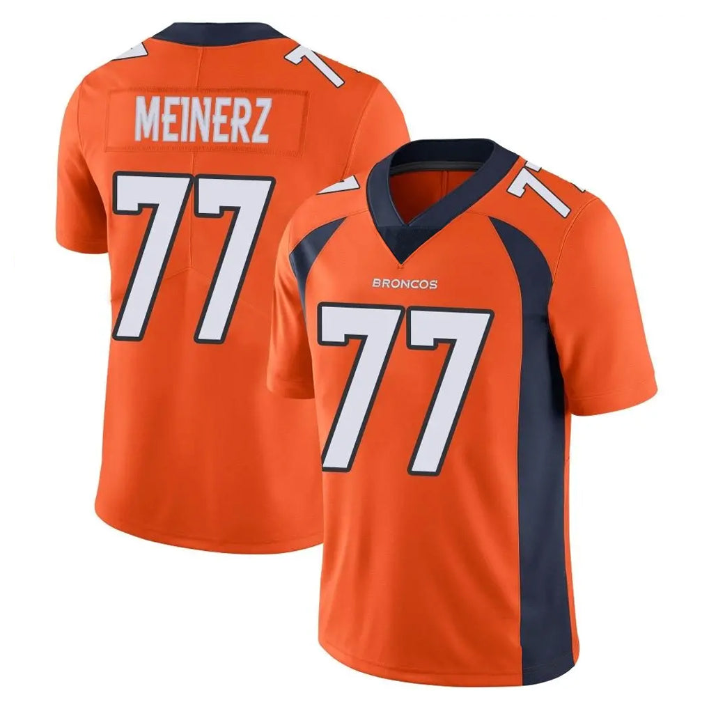 Johmsee D.Broncos #77 Quinn Meinerz Player Orange Color Vapor Untouchable Limited Game Stitched Jerseys