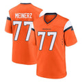 Johmsee D.Broncos #77 Quinn Meinerz Player Orange Home Game Stitched Jerseys
