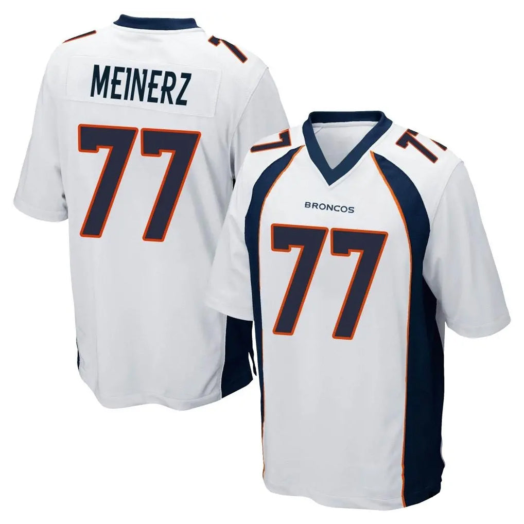 Johmsee D.Broncos #77 Quinn Meinerz Player White Game Stitched Jerseys