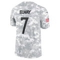 Johmsee D.Broncos #7 John Elway Player Arctic Camo Salute to Service Limited Stitched Jerseys