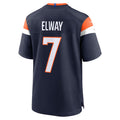 Johmsee D.Broncos #7 John Elway Player Navy Home Game Stitched Jerseys