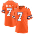 Johmsee D.Broncos #7 John Elway Player Orange Throwback Game Stitched Jerseys