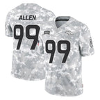 Johmsee D.Broncos #99 Zach Allen Player Arctic Camo Salute To Service Limited Stitched Jerseys