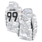 Johmsee D.Broncos #99 Zach Allen Player Arctic Camo Salute to Service Hoodies Limited Game Stitched Jerseys