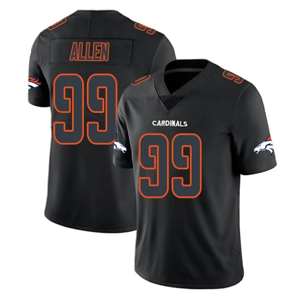 Johmsee D.Broncos #99 Zach Allen Player Black Impact Limited Game Stitched Jerseys