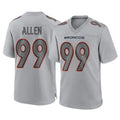 Johmsee D.Broncos #99 Zach Allen Player Gray Atmosphere Fashion Limited Game Stitched Jerseys